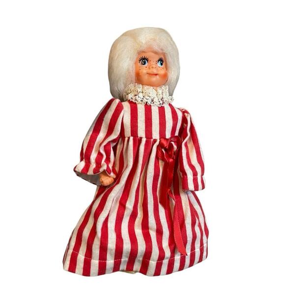 Vintage 60s Handmade Santa Claus Mrs. Claus - Picture 2 of 8